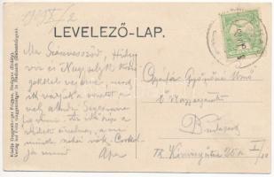 1909 Kiskapus, Kis-Kapus, Kleinkopisch, Copsa Mica; evangélikus és római katolikus templom. Guggenbe...