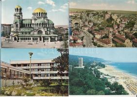 BULGÁRIA - 19 db MODERN használatlan város képeslap / 19 MODERN unused Bulgarian town-view postcards