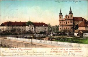 1905 Nagyvárad, Oradea; Püspöki palota és székesegyház / Bischöflicher Dom und Residenz / cathedral and bishop&#039;s palace (fl)