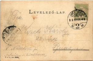 1905 Nagyvárad, Oradea; Püspöki palota és székesegyház / Bischöflicher Dom und Residenz / cathedral ...