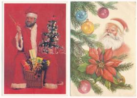 MIKULÁS - 15 db MODERN üdvözlő képeslap / Saint Nicholas - 15 modern greeting motive postcards