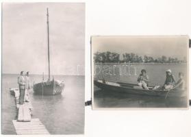 15 db főleg MODERN hajós motívum képeslap és fotó / 15 mostly modern ship motive postcards and photo...