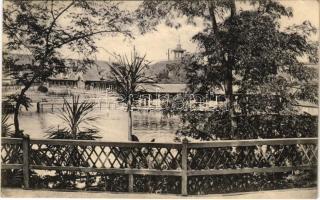 1915 Vízaknasósgyógyfürdő, Salzburg, Ocna Sibiului; fürdő. Lichtdruck v. Jos. Drotleff / spa, baths (ázott sarok / wet corner)