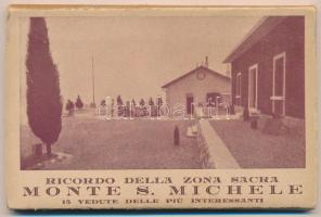 Monte San Michele - pre-1945 leporello with 15 postcards