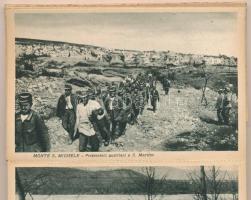 Monte San Michele - pre-1945 leporello with 15 postcards