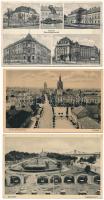 5 db RÉGI magyar város képeslap vegyes minőségben / 5 pre-1945 Hungarian town-view postcards in mixed quality