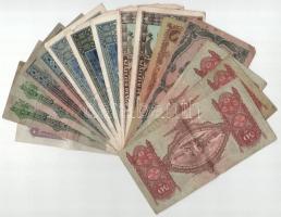 15db-os vegyes pengő bankjegy tétel T:F,VG