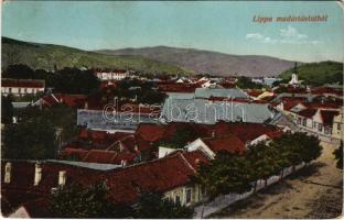 1922 Lippa, Lipova; madártávlatból. Kerpel Izsó kiadása / general view (EK)