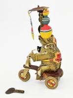 Lemezjáték felhúzható elefánt 16 cm eredeti dobozában, kulccsal