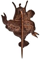 ~1930. "Zombori Dalárda" bronz lemezjelvény (38x31mm) T:XF