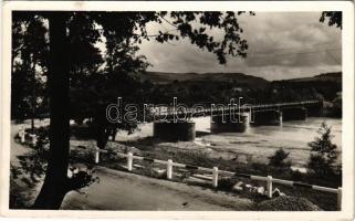 1943 Bethlen, Beclean; Szamos híd / Somes bridge (EK)