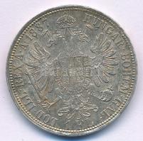 Ausztria 1887. 1Fl Ag "Ferenc József" T:AU,XF patina Austria 1887. 1 Florin Ag "Franz...