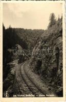 Jád völgye, Valea Iadului (Biharfüred, Stana de Vale); linia ferata / vasútvonal / railway line, valley