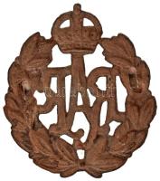 Nagy-Britannia ~1918-1952. "RAF (Királyi Légierő)" fém sapka jelvény (44x39mm) T:XF oxidác...