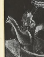 Schönberger jelzéssel: Csendélet. Pasztell, papír. Kissé sérült. Üvegezett keretben. 45x32 cm