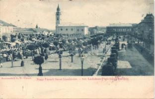 1899 Nagyvárad Szt. László tér Market