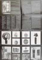 1988 Kodolányi László iparművész kiállítása, kétoldalas kiállítási plakát, hajtásnyomokkal, 70x50 cm