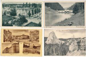 21 db RÉGI történelmi magyar város képeslap vegyes minőségben / 21 pre-1945 historical Hungarian town-view postcards in mixed quality