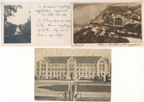 21 db RÉGI történelmi magyar város képeslap vegyes minőségben / 21 pre-1945 historical Hungarian town-view postcards in mixed quality