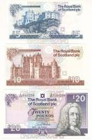 Skócia 1993. 10P "Royal Bank of Scotland" + 1993. 20P "Royal Bank of Scotland" +...