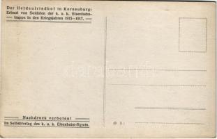 Gedächtniskirche Ostansicht - Der Heldenfriedhof in Korneuburg: Erbaut von Soldaten der k.u.k. Eisen...