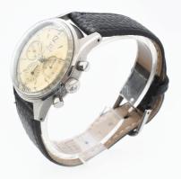 Omega chronometer Cal 321. vinatage, működő, jó állapot, enyhén korrodált számlap, új bőr szíj szerk...