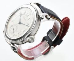 Jaeger LeCoultre karóra, ütős szerkezettel. Lünetta mozgatására üt. Zsebóra-beépítés. Jelzett szerke...