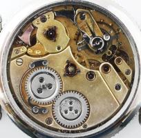 Jaeger LeCoultre karóra, ütős szerkezettel. Lünetta mozgatására üt. Zsebóra-beépítés. Jelzett szerke...