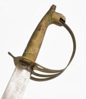 Keleti díszkard, hüvelyében, h: 62 cm