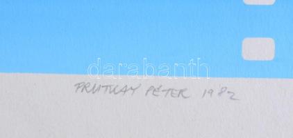 Prutkay Péter (1947-2022): Koncert az Ifjúsági Parkban, 1982. Szitanyomat, papír. Jelzett, számozott...