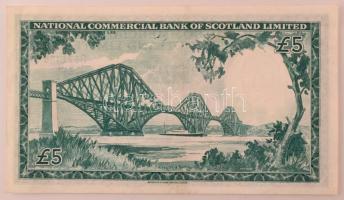 Skócia 1959. 5P "National Commercial Bank of Scotland" T:F szép papír
Scotland 1959. 5 Po...