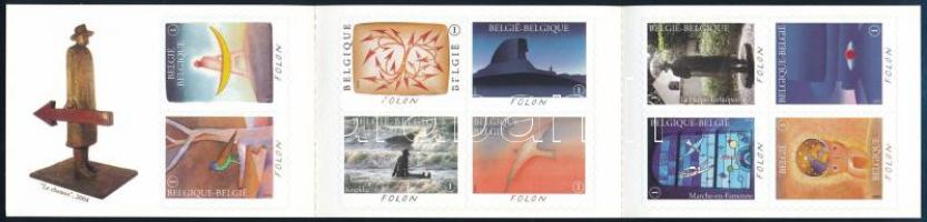 10 years of Folon Foundation stamp booklet 10 éves a Folon-Alapítvány bélyegfüzet