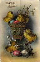 1913 Fröhliche Ostern! / Húsvéti üdvözlet / Easter greeting. litho (EB)