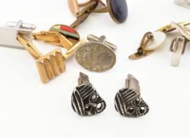 Vegyes mandzsetták, 13 pár + 13 db pár nélküli (össz. 39 db), közte érdekes darabokkal