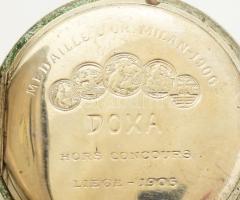 Doxa zsebóra fém tokkal, jó számlappal, nem működik d: 50 mm