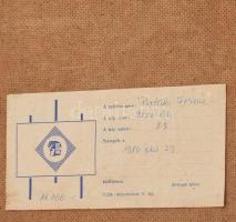 Pataki Ferenc (1941-): Izzó ősz. Olaj, farost, jelzett, hátoldalán autográf felirattal és Képcsarnok...