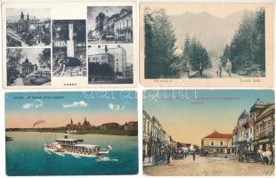 21 db RÉGI történelmi magyar város képeslap vegyes minőségben / 21 pre-1945 historical Hungarian town-view postcards in mixed quality