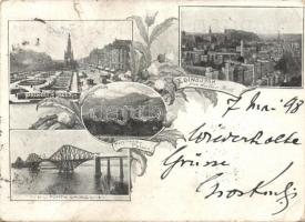 1898 Edinburgh with Holyrood Palace (EK)