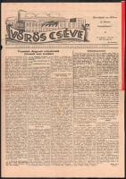 1952 Vörös Cséve, a Szegedi Kenderfonógyár Pártbizottságának lapja IV. évf. 13. szám, 1952. dec. 31., néhány kisebb szakadással