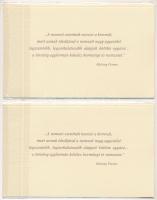 2000. 2000Ft "Millennium" bontatlan díszcsomagolásban (2x) sorszámkövetők T:UNC Adamo F56A