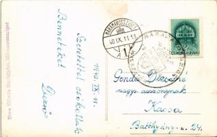 1940 Máramarossziget, Sighetu Marmatiei; bevonulás, "Éljen Hitler!" és Horthy, Hitler, Mus...