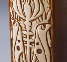 Bay Berlin madármintás váza, címkével jelzett, hibátlan, m: 30 cm