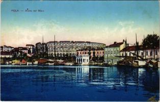 Pola, Arena dal Mare. G.C. 1913/14. (EK)