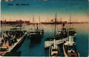 1917 Fiume, Rijeka; Molo Adamich (Rb)