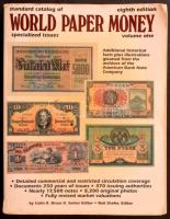 Standard Catalog of World Paper Money: Specizalized Issues Vol. 1., 8th Edition. Krause Publications, 1998.. Használt állapotban.