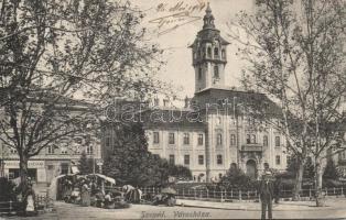 Szeged Városháza, piac