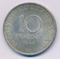 1948. 10Ft Ag "Széchenyi" T:AU,XF patina Adamo EM2