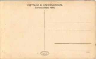 Der Corsobummler. K.u.K. Kriegsmarine Matrosenhumor / Austro-Hungarian mariner humour art postcard. ...