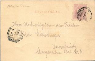 1899 (Vorläufer) Nagykanizsa, Városháza, Csengeri utca, Deák tér, Fő tér. Alt és Böhm kiadása Art No...