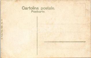 SMS Aspern osztrák-magyar Zenta-osztályú védett cirkáló este / K.u.K. Kriegsmarine / Austro-Hungaria...